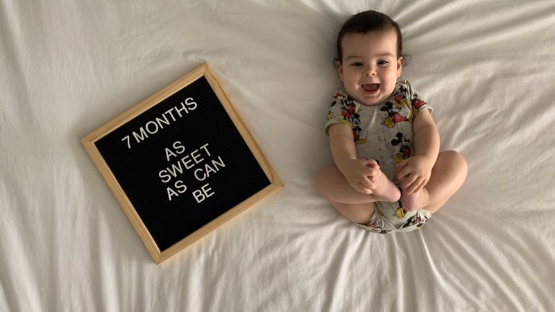 Josh’s Monthly Letter Board Photos